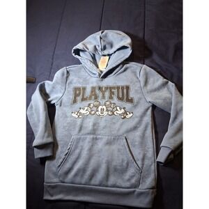 Disney Junior Mickey Mouse Hoodie Blue Sweater Kids Size 6 Good‎ Condition Cute